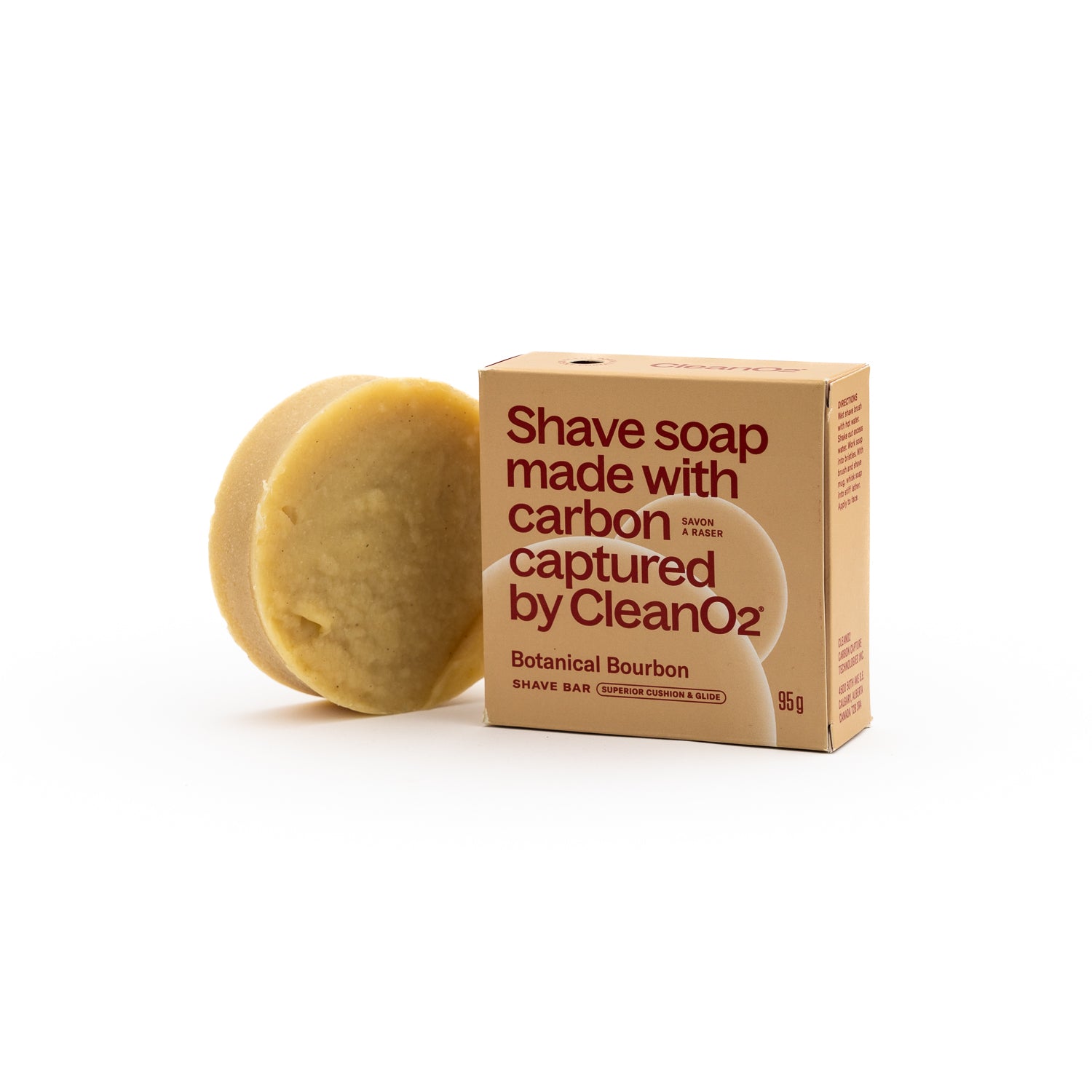 Clean O2 Botanical Bourbon Shave Bar