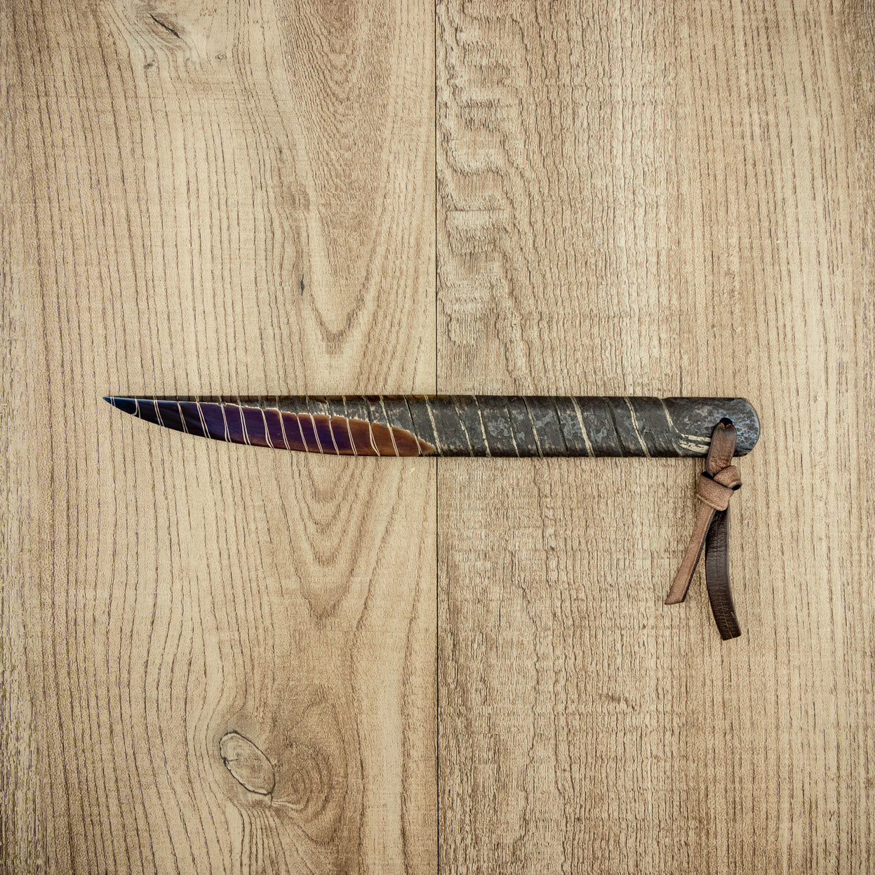 David Goldberg Blued Steel Letter Opener No.2