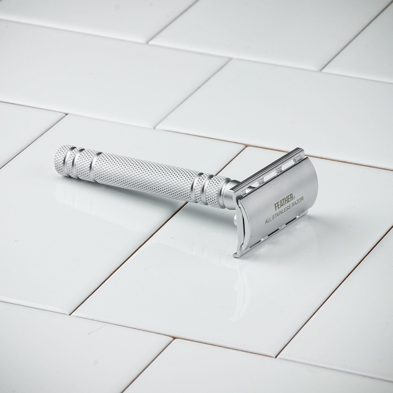 Feather AS-D2 Stainless Steel DE Safety Razor