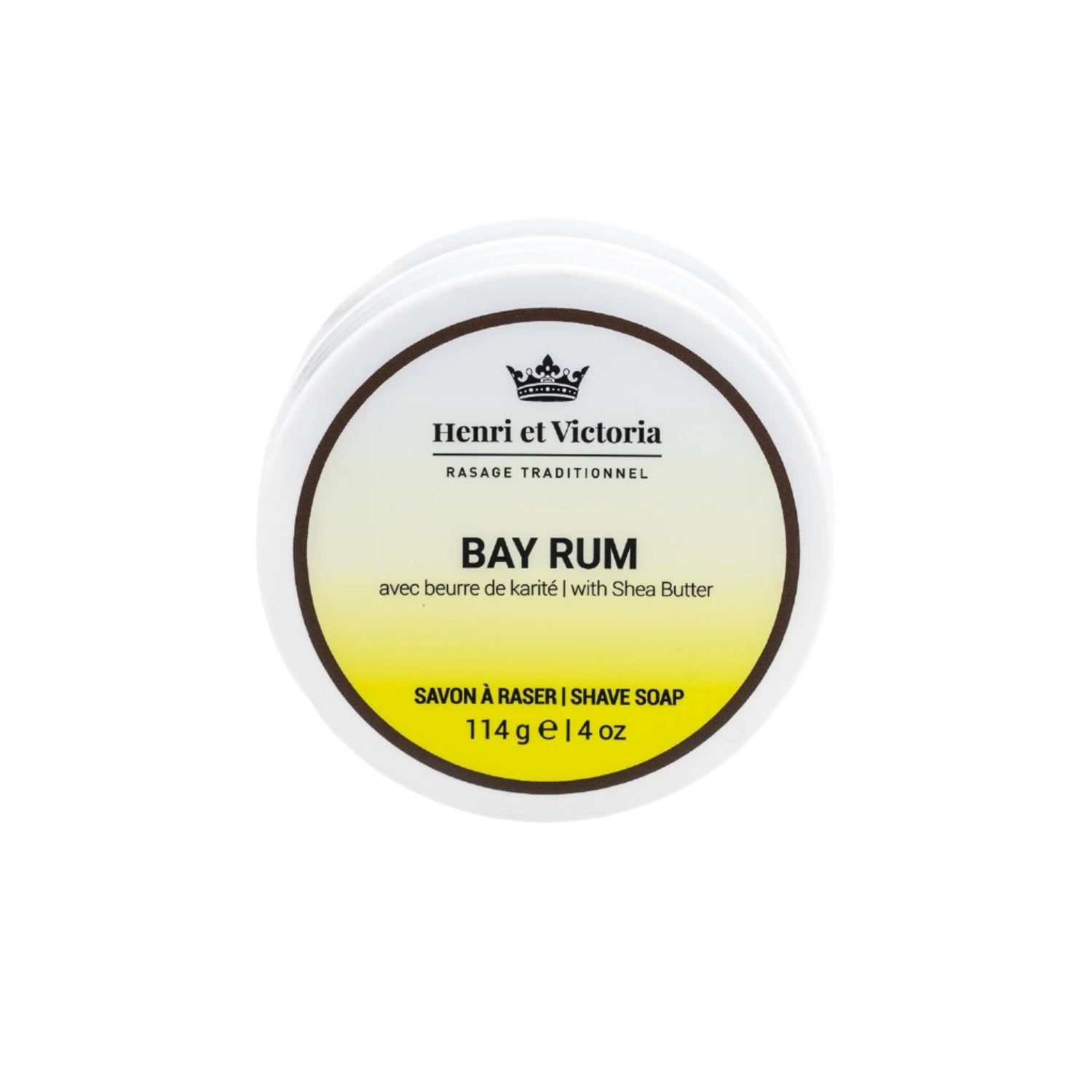 Henri et Victoria - Bay Rum Vegan Shave Soap