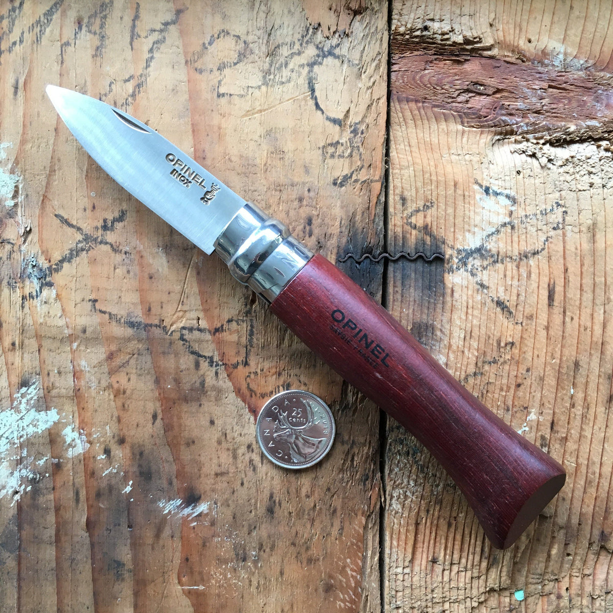 Opinel Inox No.09 Oyster and Shellfish Folding Knife