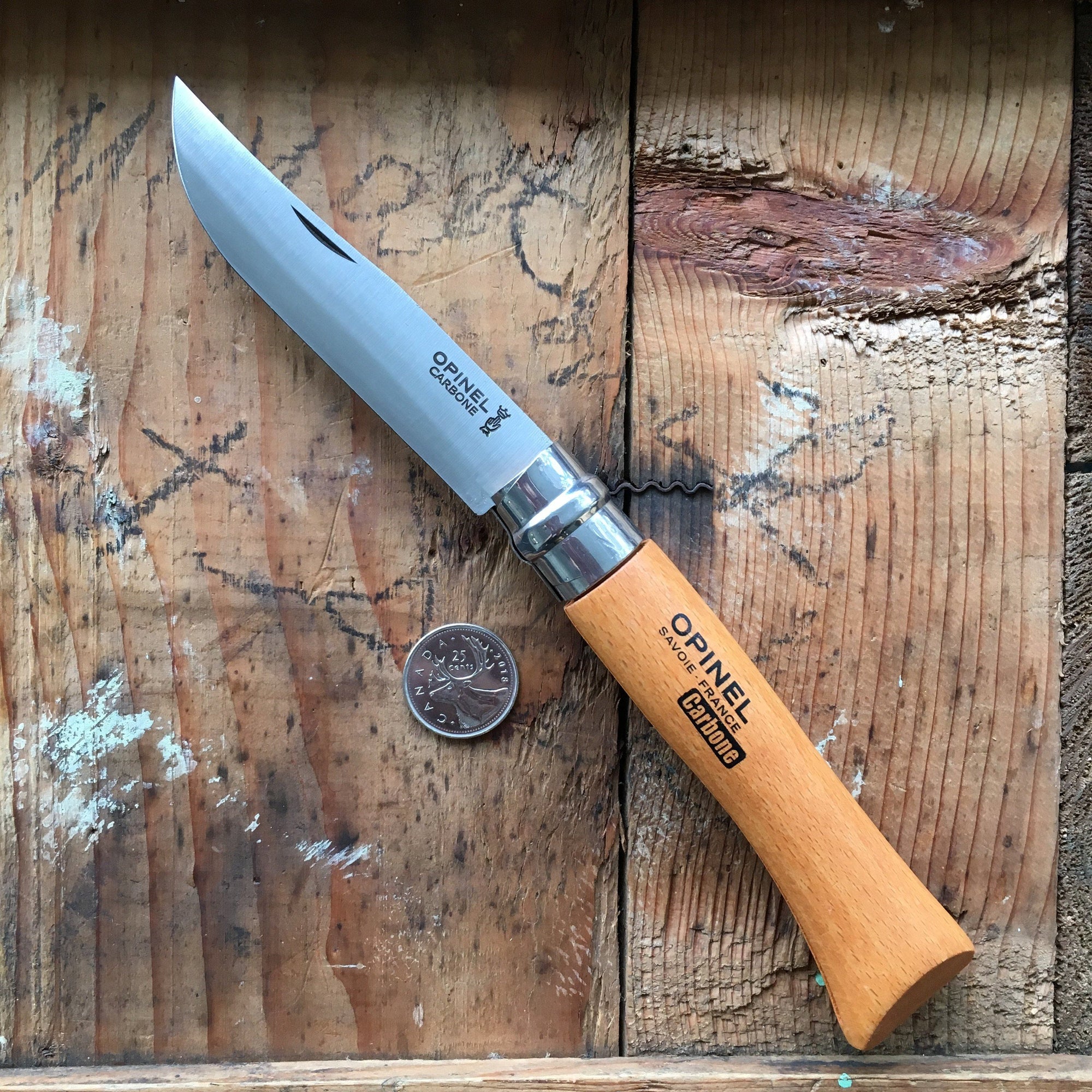 Opinel Carbon No.10 Folding Knife