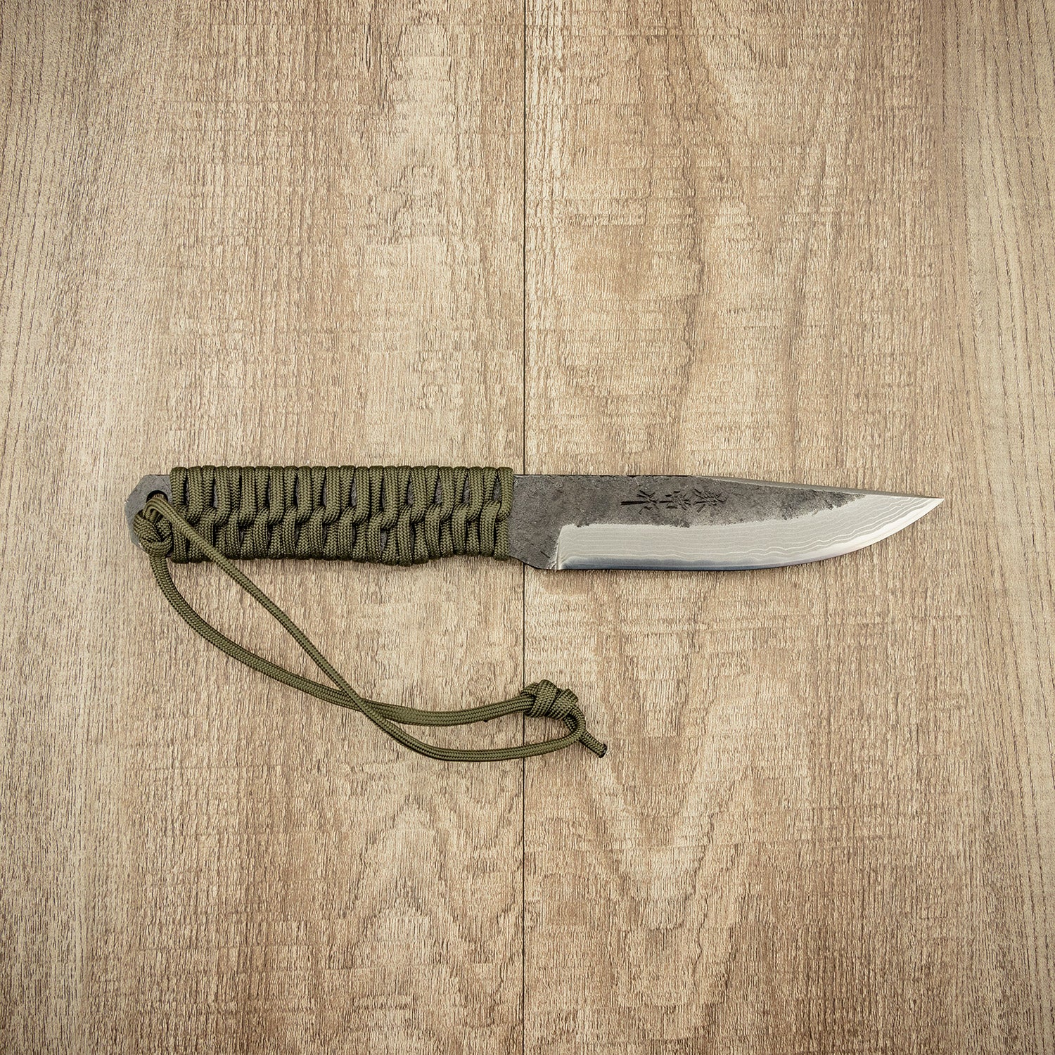 Seki Kanetsune "KURO-TSUNO" Outdoor Knife 120MM