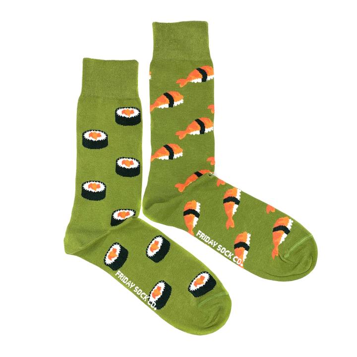 Friday Sock Co. Green Sushi