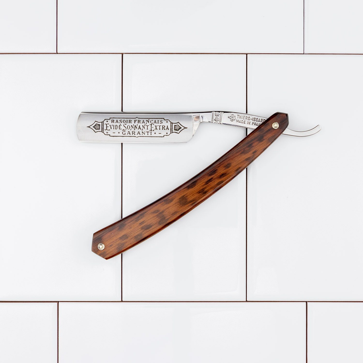 Thiers Issard Straight Razor, 1196, Snakewood,  5/8