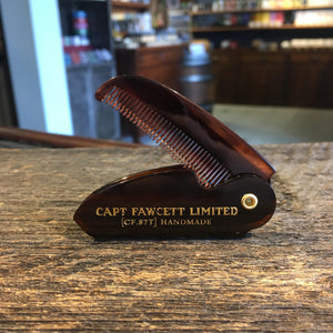 Captain Fawcett's Folding Pocket Moustache Comb 117mm